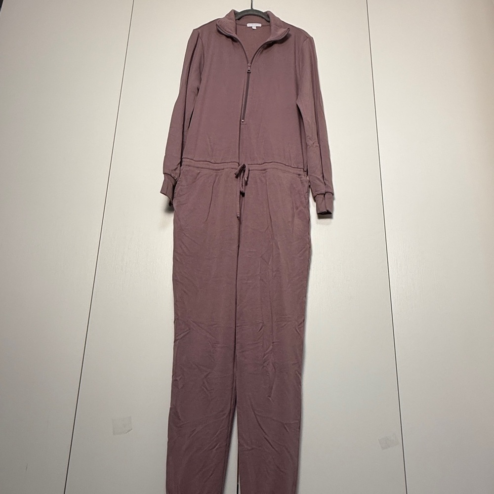 Mauve Beyond Yoga ski weekend Jumpsuit size M - Picture 2 of 12
